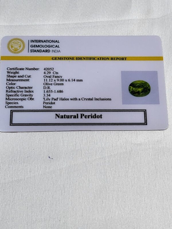 NATURAL PERIDOT - Image 3