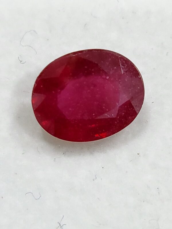 NATURAL GLASS FILLING RUBY