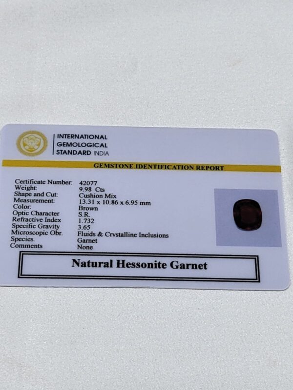 NATURAL AFRICAN HESSONITE (GOMED) - Image 3