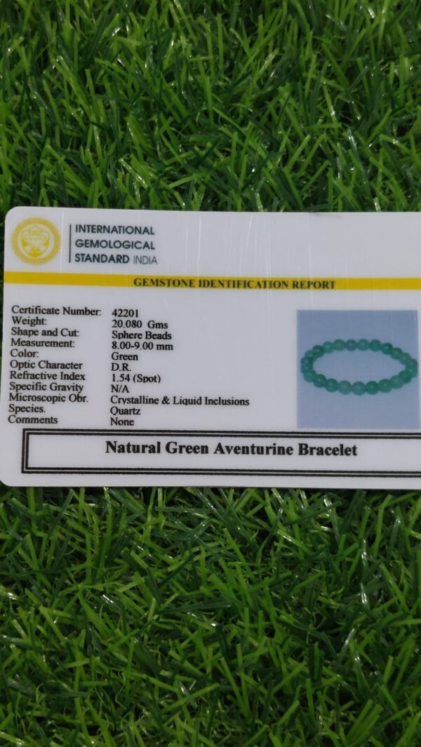 Green aventurine bracelet - Image 2