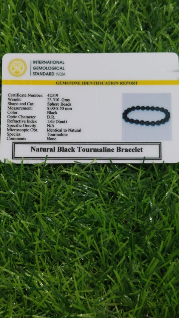 Black tourmaline bracelet - Image 2